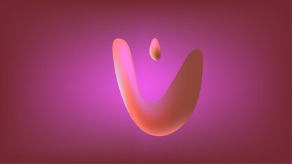 abstract fluid bubble color gradient background. futuristic colorful shapes design