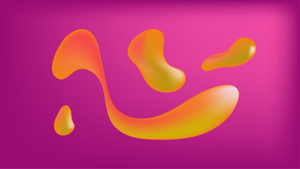 abstract fluid bubble color gradient background. futuristic colorful shapes design