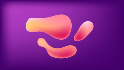 abstract fluid bubble color gradient background. futuristic colorful shapes design