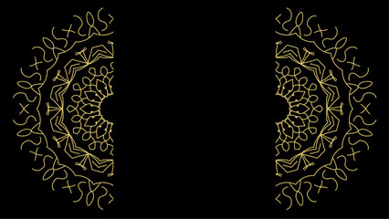 Golden mandala variation