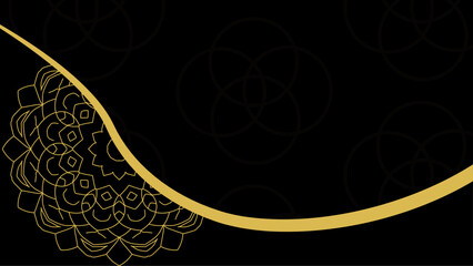 Golden mandala variation