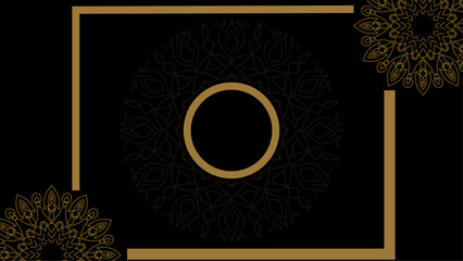 Golden mandala variation