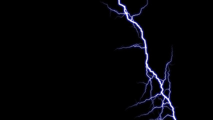 lightning over background. lightning in the night sky