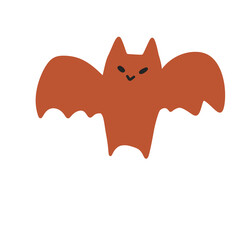 bat halloween character cute design