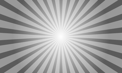 Sunburst Illustration On Gray Background