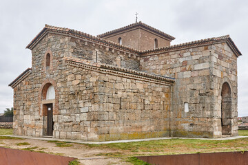 Fototapeta premium Visigoth church. San Pedro de la Nave. Campillo, Zamora, Spain