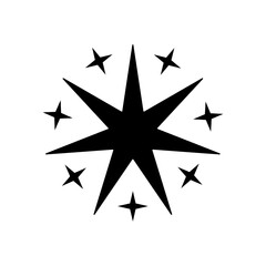 Twinkling stars icon