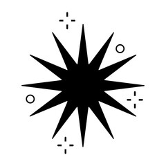 Obraz premium Twinkling stars icon