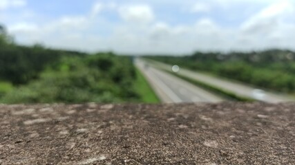 driving on a highway