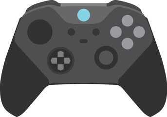 Game Controller, joy stick icon, logo, flat color © Wagiman