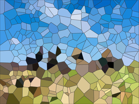 Voronoi diagram background