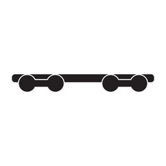 train icon, train carriage vector