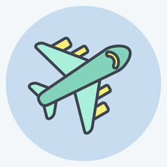 Icon Piano. related to Eid Al Adha symbol. Color Mate Style. simple design editable. simple illustration