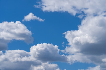 white fluffy clouds isolated on a black background, clipart