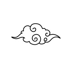 oriental cloud illustration