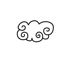 oriental cloud illustration