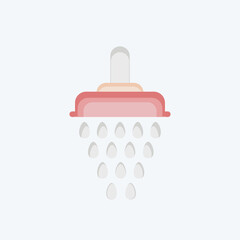 Icon Shower. related to Eid Al Fitr symbol. islamic. ramadhan. simple illustration
