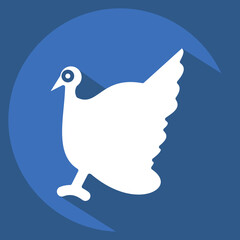 Icon Turkey. related to Domestic Animals symbol. simple design editable. simple illustration
