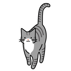 シンプルな猫のイラスト