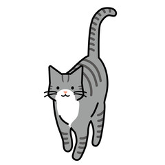 シンプルな猫のイラスト