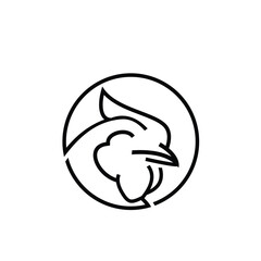 Rooster Vector Icon