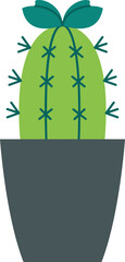 Houseplant vector set, Houseplant simple cartoon style.