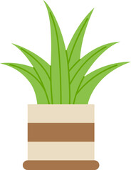 Houseplant vector set, Houseplant simple cartoon style.