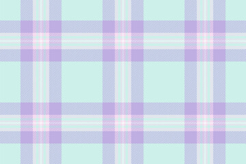 Seamless pattern textile of background plaid check with a texture fabric tartan vector.