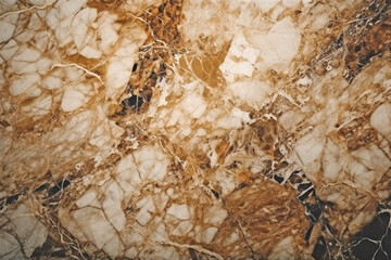 Brown marble texture background. Generative AI illustration