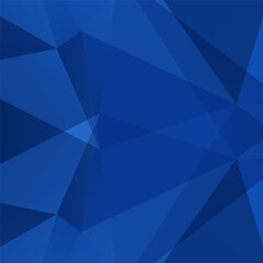 Fototapeta premium Abstract Blue Triangle Geometric Background, Vector Illustration.