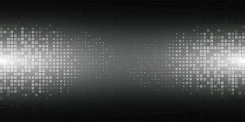 Fototapeta premium White and black digital abstract background