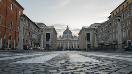 Naklejka premium Vatican City, St. Peter's Square. 