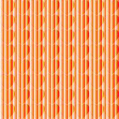 Seamless Geomatric vector background Pattern in orange