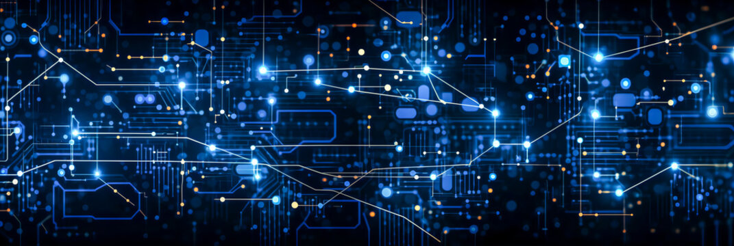 Neue Technologie, K&uuml;nstliche Intelligenz, KI Schaft Verbindungen zwischen Informationen, Data Analyse