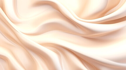 Fototapeta premium Smooth elegant soft pink silk or satin cloth texture. Abstract background. Banner. Generated AI