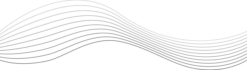 line graphic wavy stripes for abstract pattern, line art