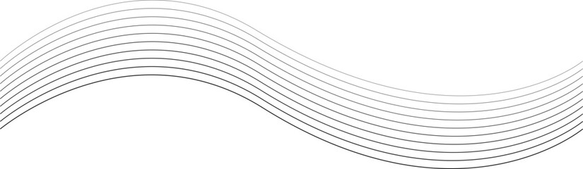 line graphic wavy stripes for abstract pattern, line art