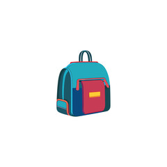 Nice Colorful School Bag Vector.