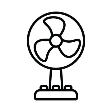 recommend clip art: electric fan icon vector design template in white background