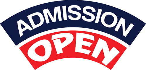 admission open tag abstract social media template college university school