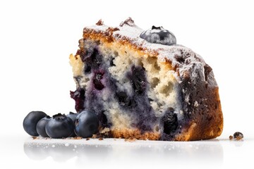 Blueberry Cake, Blackberry Pastry Pie, Blue Berry Cake, Abstract Generative AI Illustration