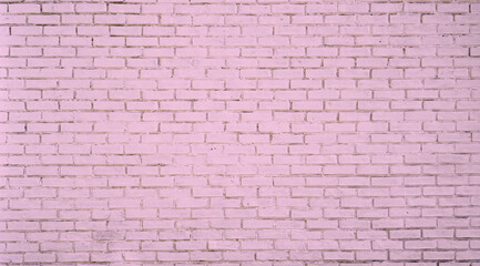 pink brick wall for photo background	
