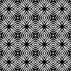 black and white seamless pattern geometric arts zigzag striped diamond design texture element print tile damask monochrome line pattern.