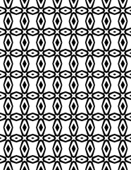 black and white seamless pattern geometric arts floral zigzag striped diamond design texture element print tile damask monochrome line pattern.