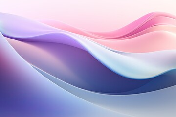 Obraz premium ai generated Abstract Wave Background Image. Pastel Tones.