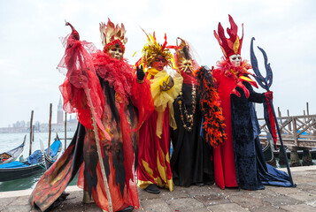 Colourful Costumes, Venice Carnival