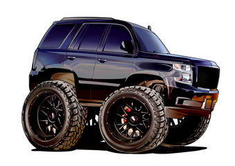 Black SUV for daily with office conditions located at high altitude