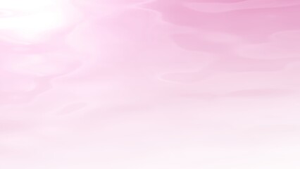 Pink rose gradient milk liquid surface beauty care background. Concept 3D illustration creative smooth water motion backplate. Cleansing hydration concept and body care product showcase backdrop.