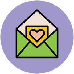 A customizable flat circular icon of sim card 