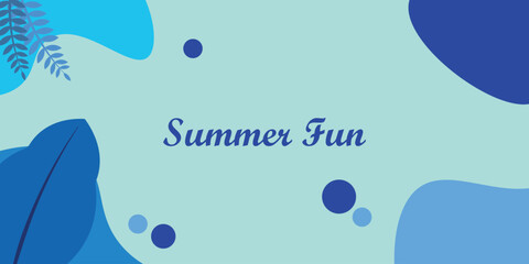 Background design with summer theme